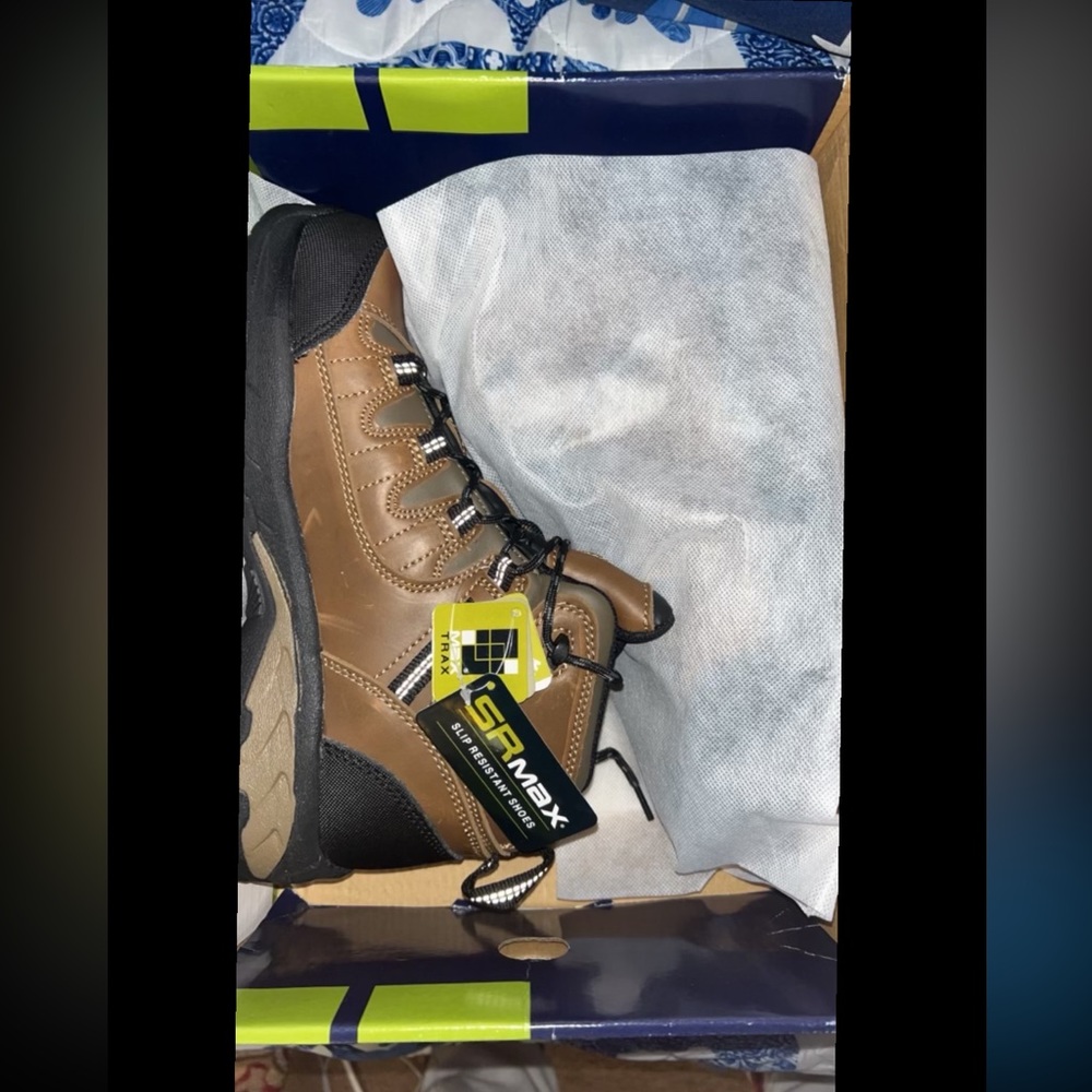 mems brown Composite toe Hiker boots